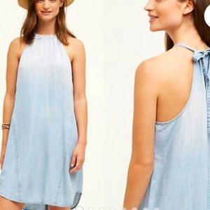 Anthropologie Cloth & Stone chambray dress